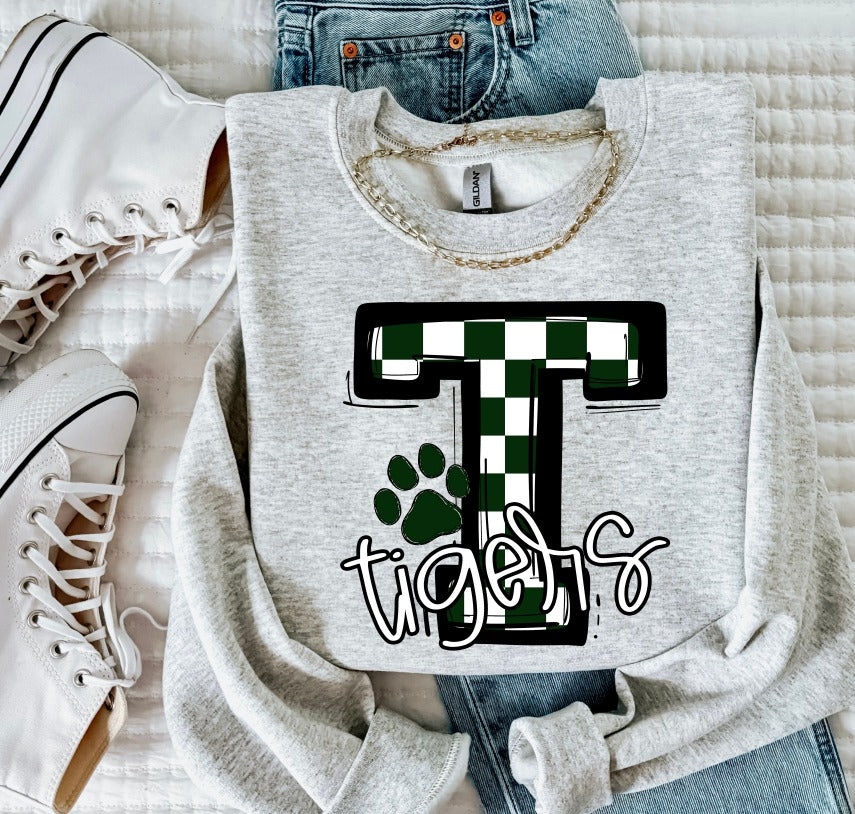 Checkered Monogram T Tiger
