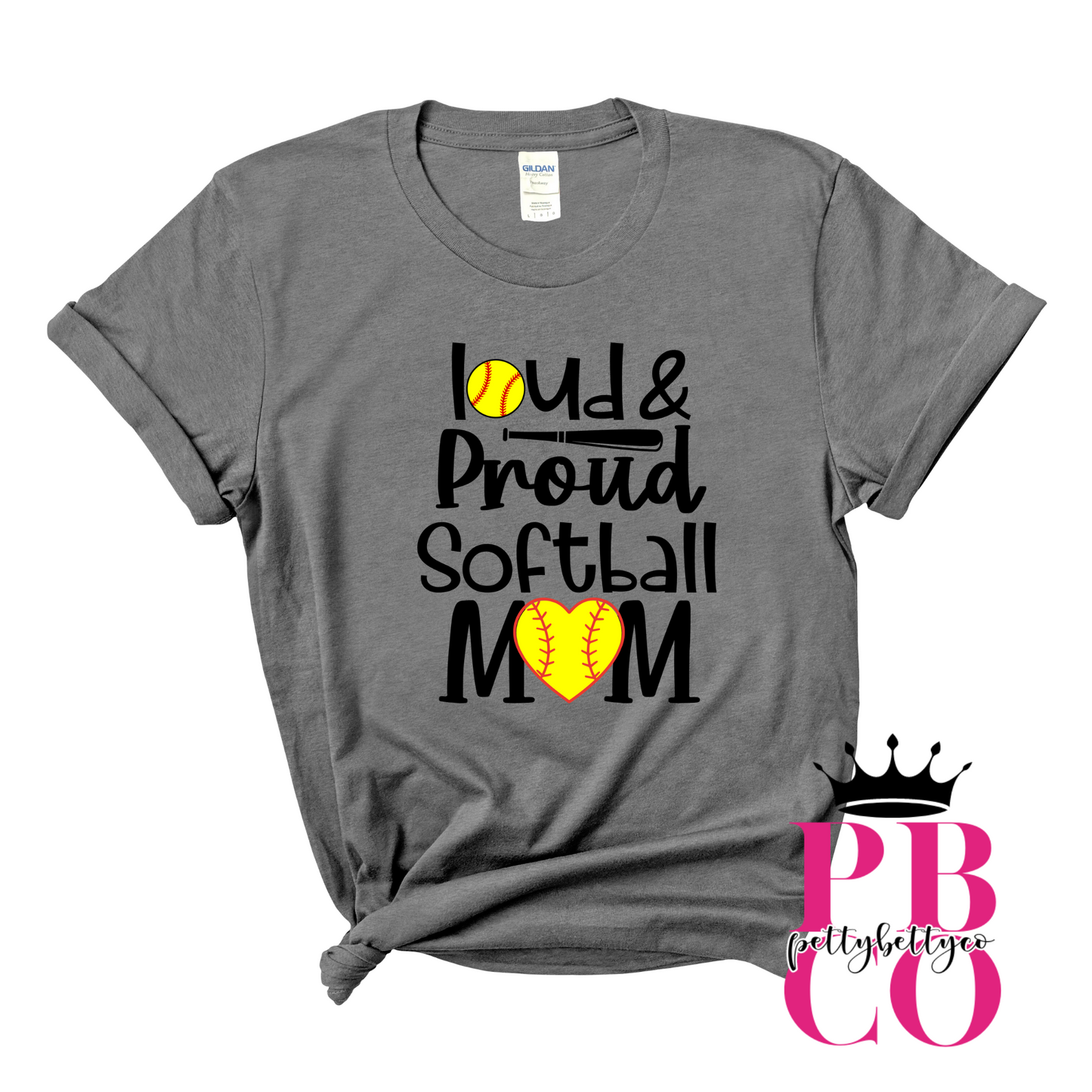 Loud Proud Softball Mama