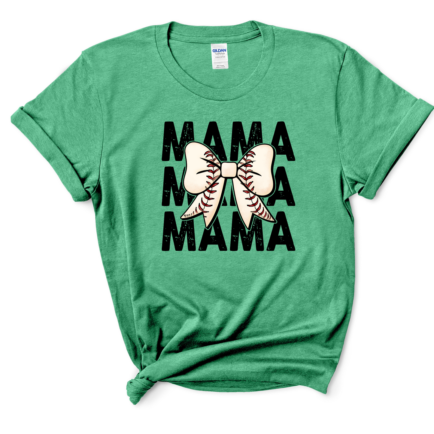 Baseball Coquette Bow Mama Shirt