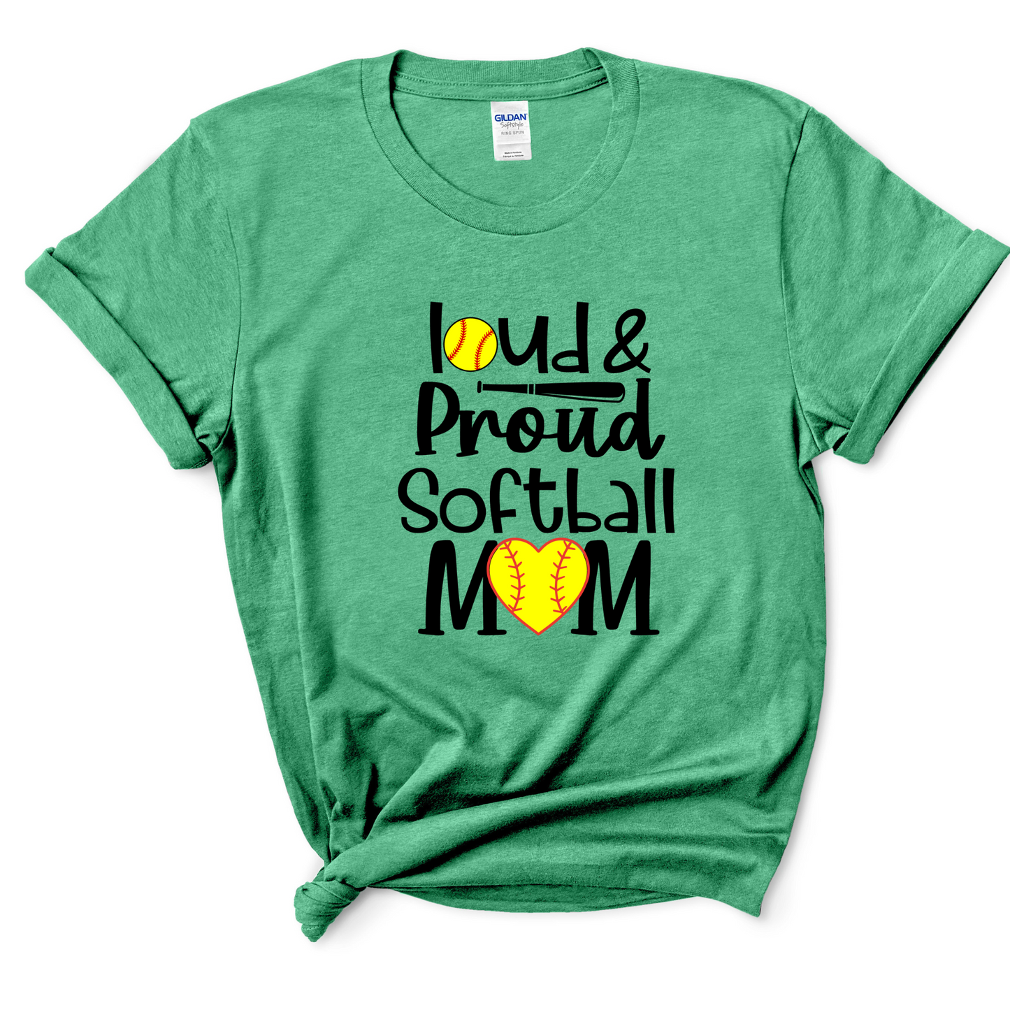 Loud Proud Softball Mama