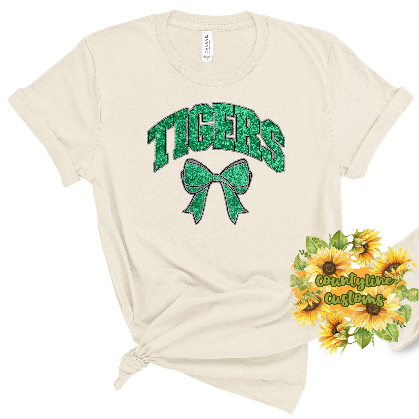 Tigers Collegiate Bow Design