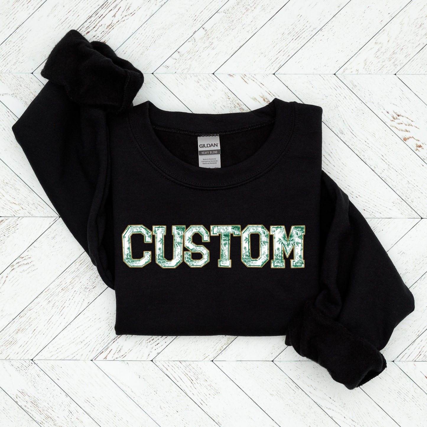 Floral Custom Text Design