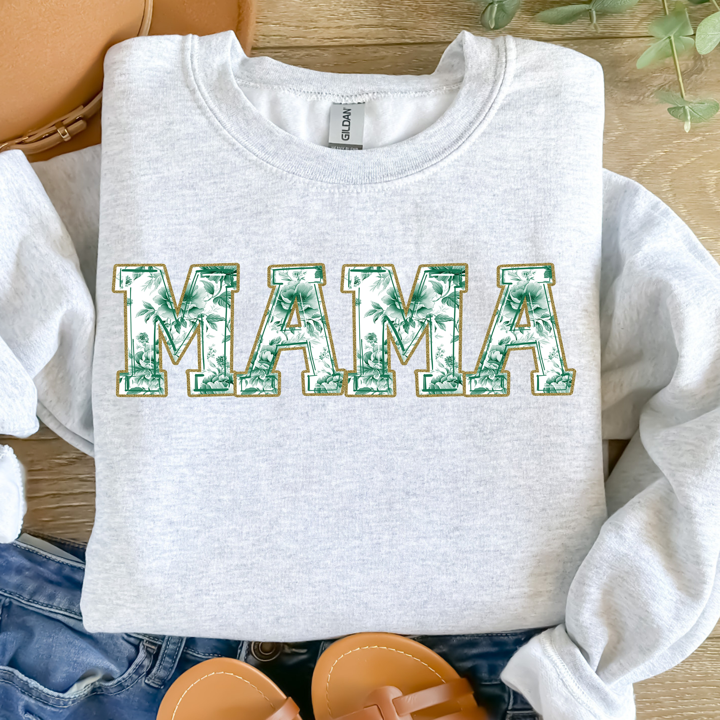 Floral Custom Text Design
