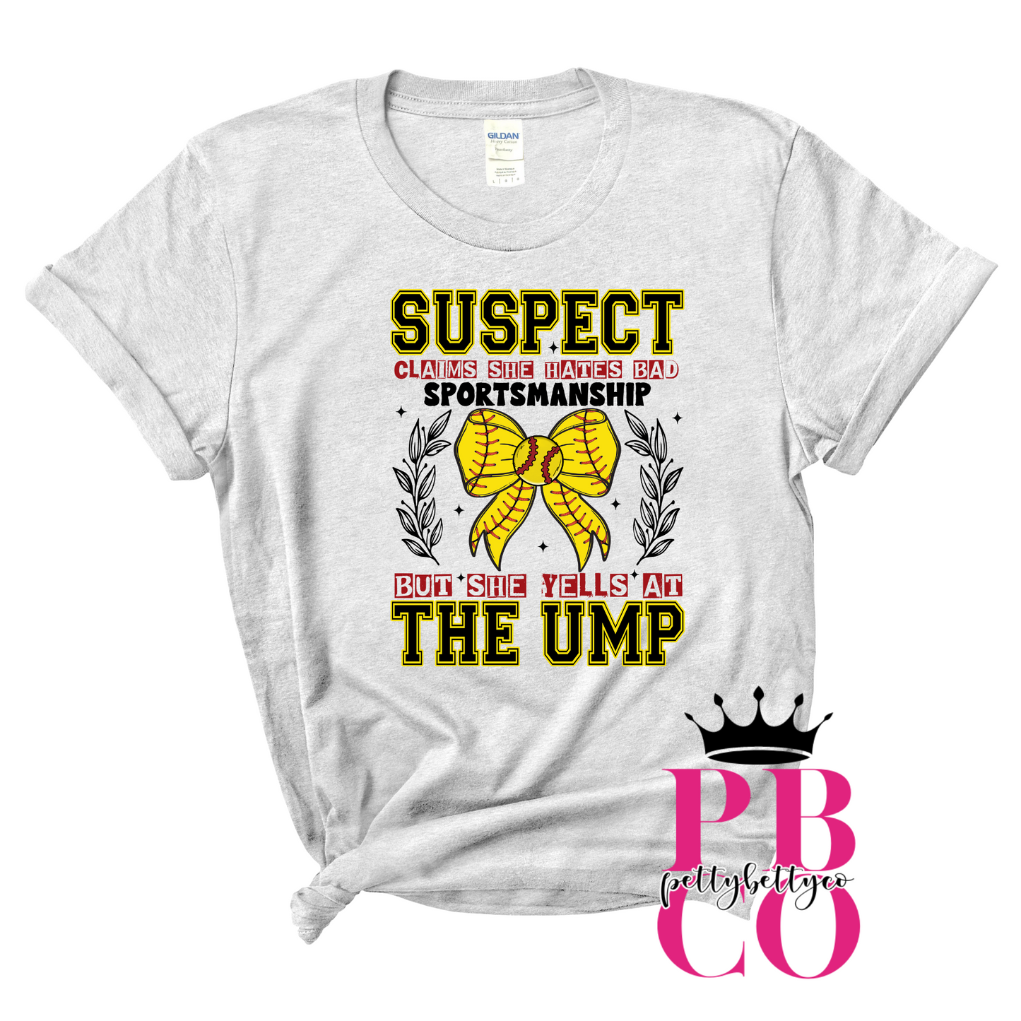 Softball Suspect SHirt