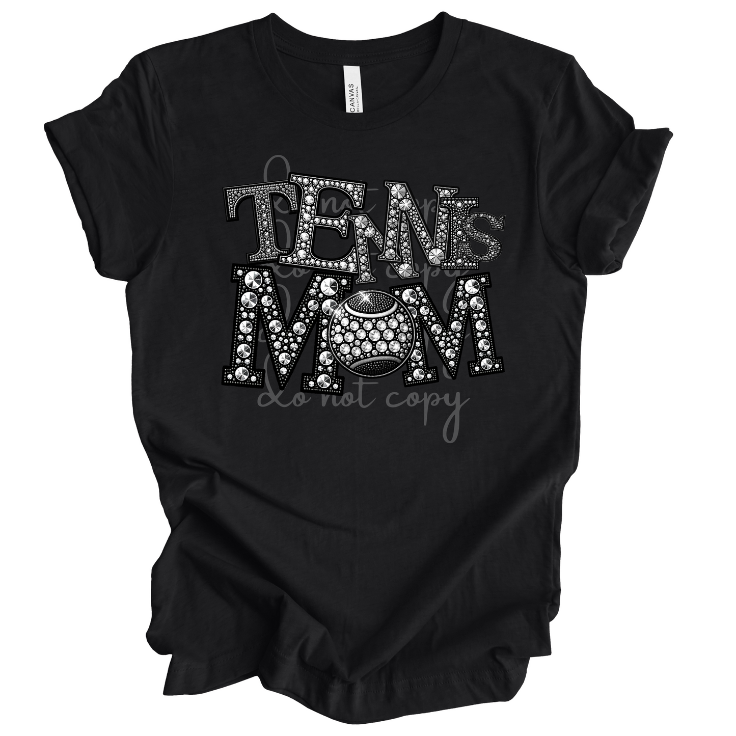 Bling Tennis Mom Shirt