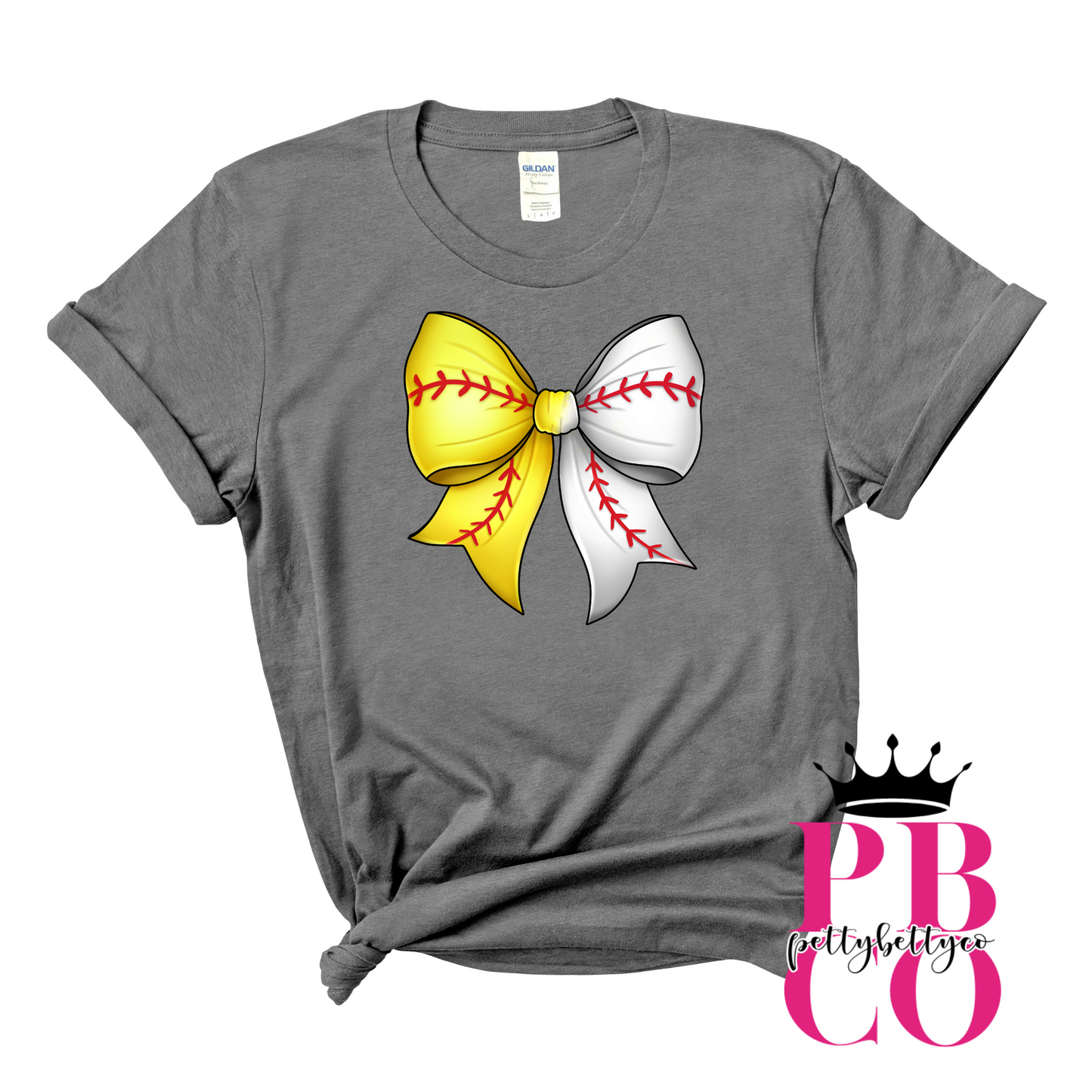 Baseball Softball Bow Shirt