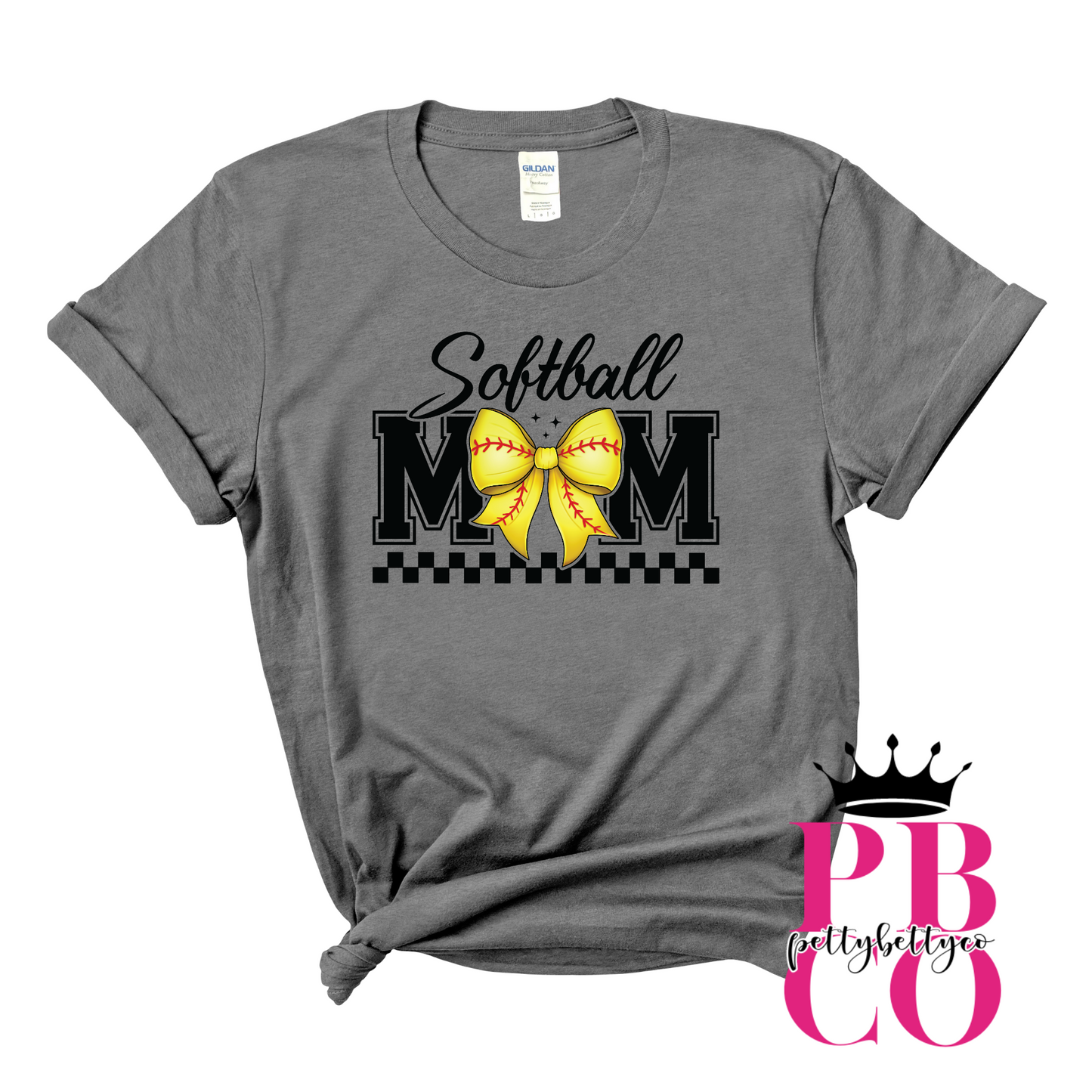 Softball Mom Bow Shirt