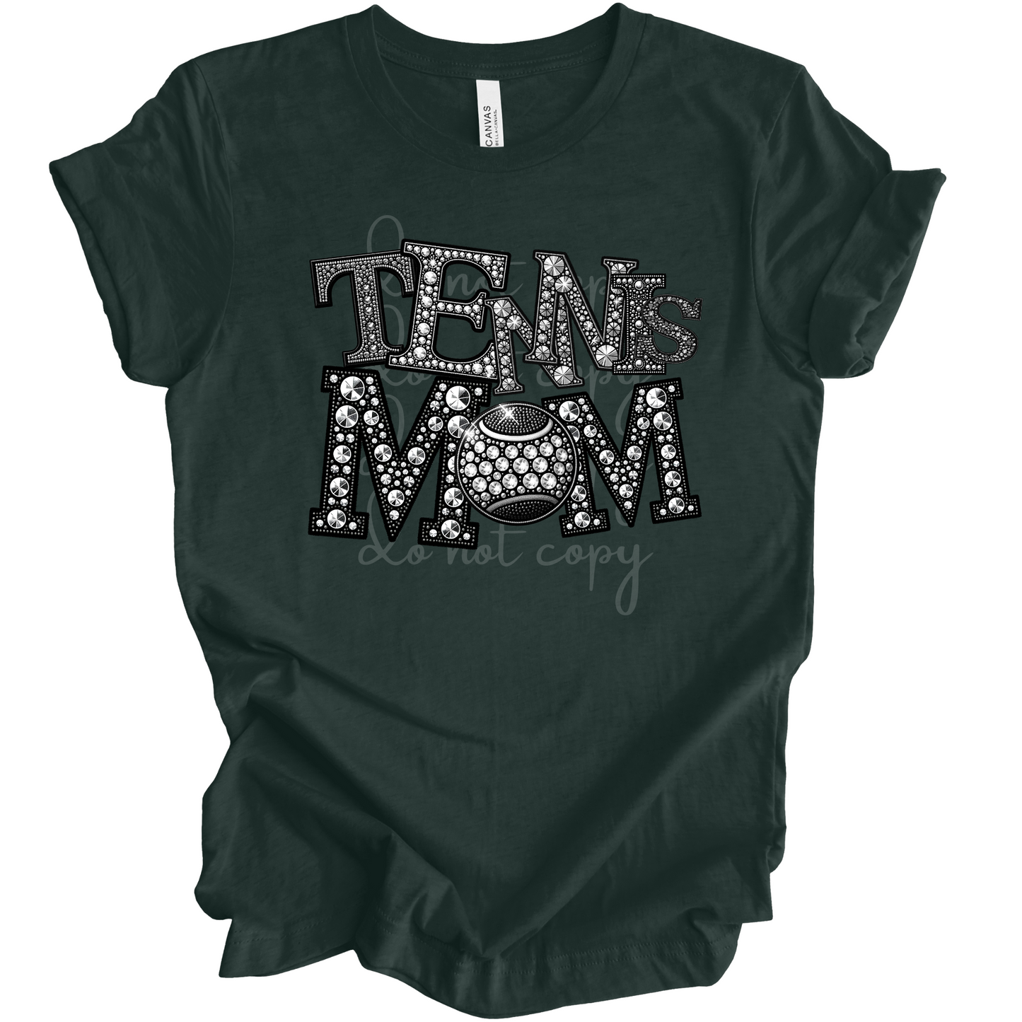 Bling Tennis Mom Shirt