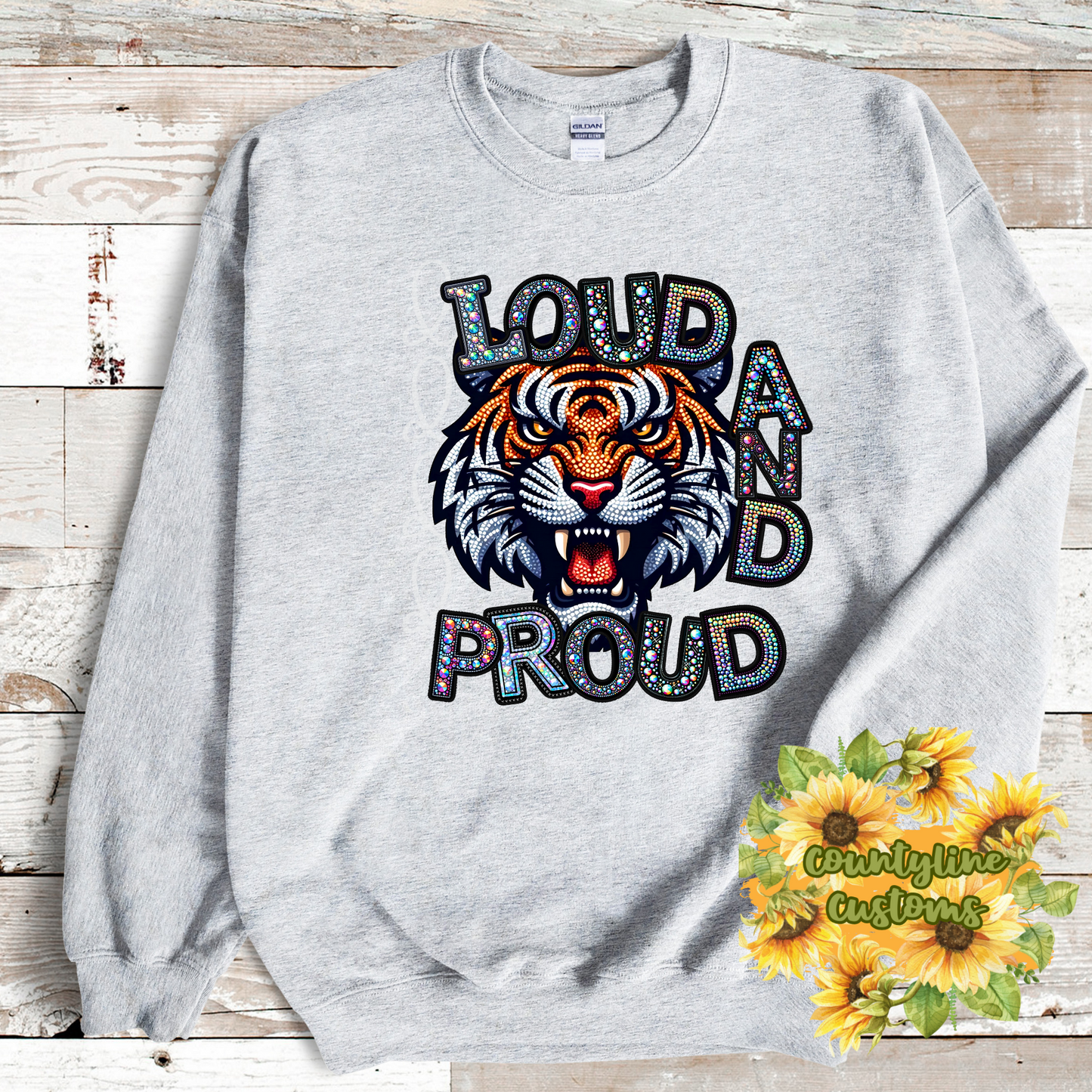 Tigers Loud and Proud Bling