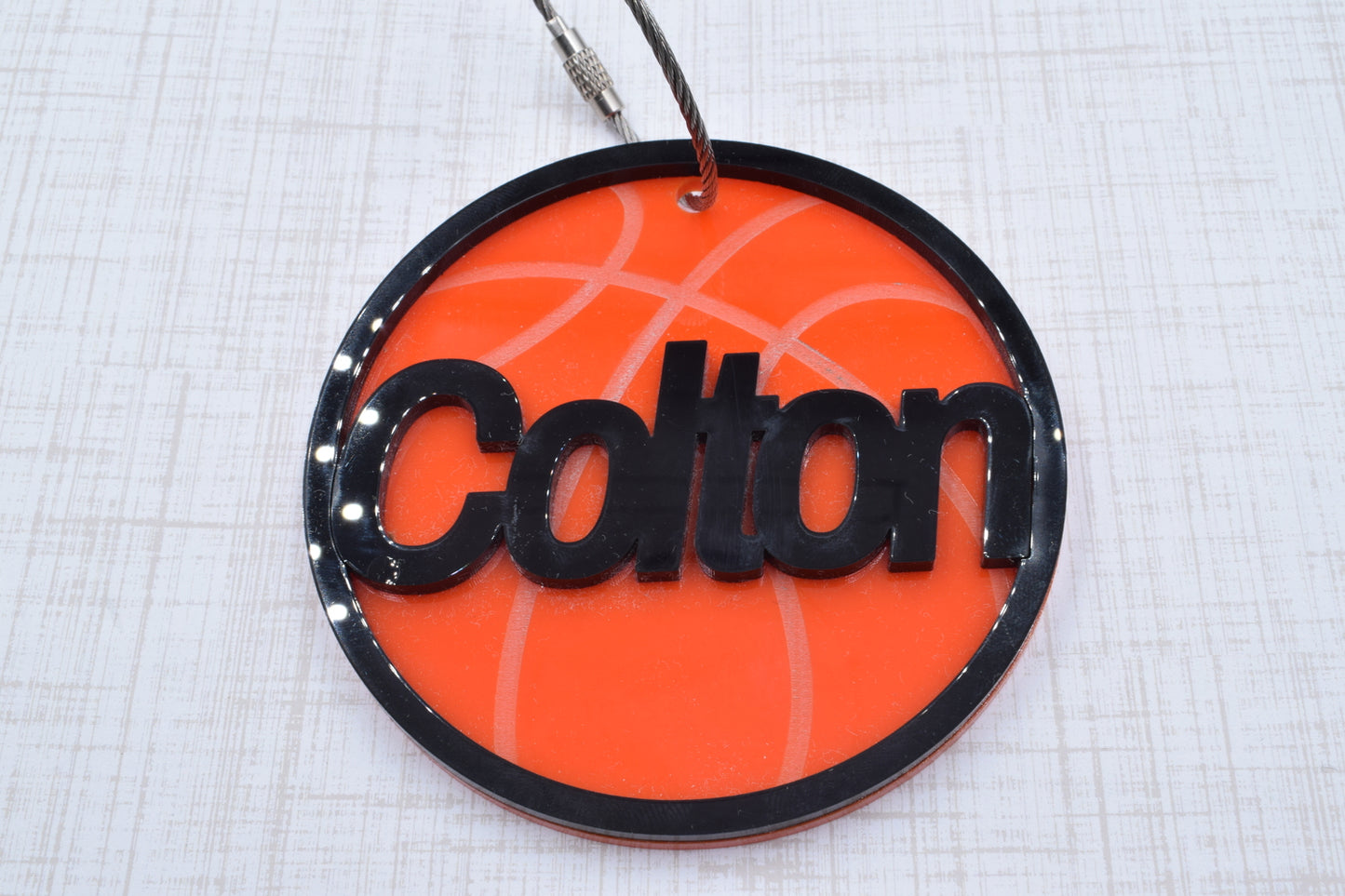 Basketball Bag Tag