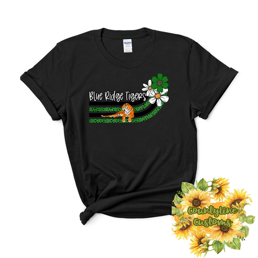 Blue Ridge Tigers School Spirit Shirt - Groovy Tiger Mascot Tee"