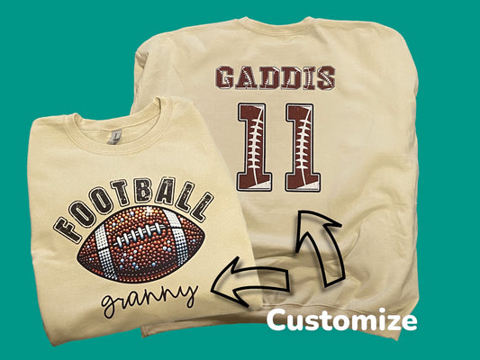 Custom Football Sweatshirt