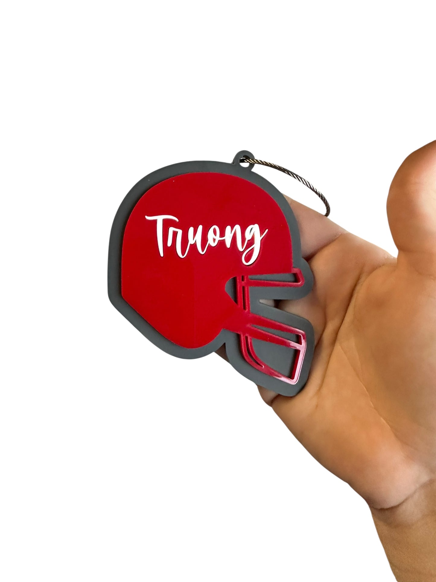 Football Helmet Bag Tag