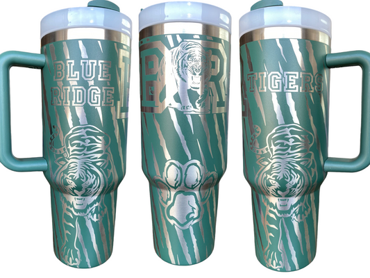 Blue Ridge Tiger Stripes Tumbler