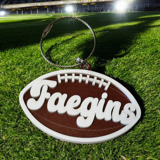 Football Bag Tag