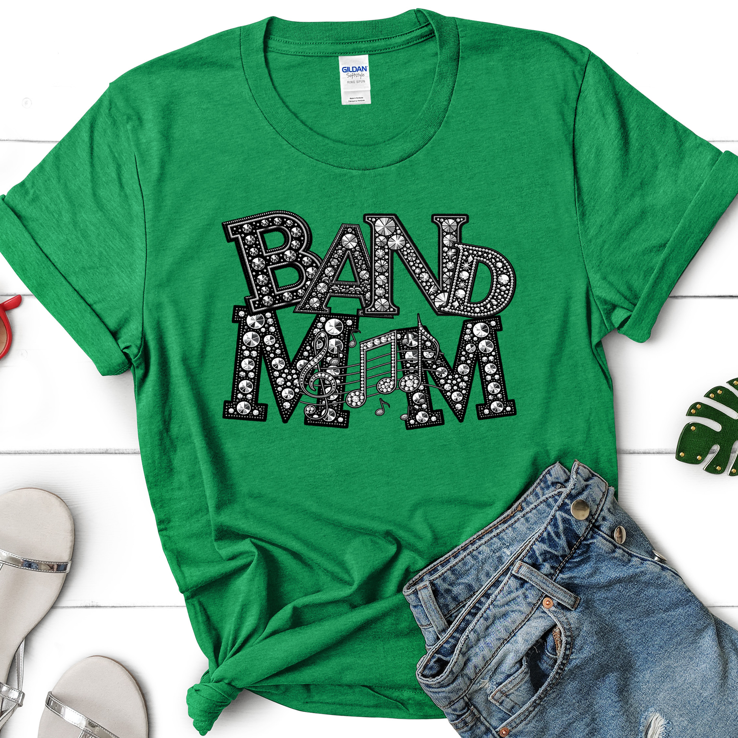 Band Mom Bling shirt