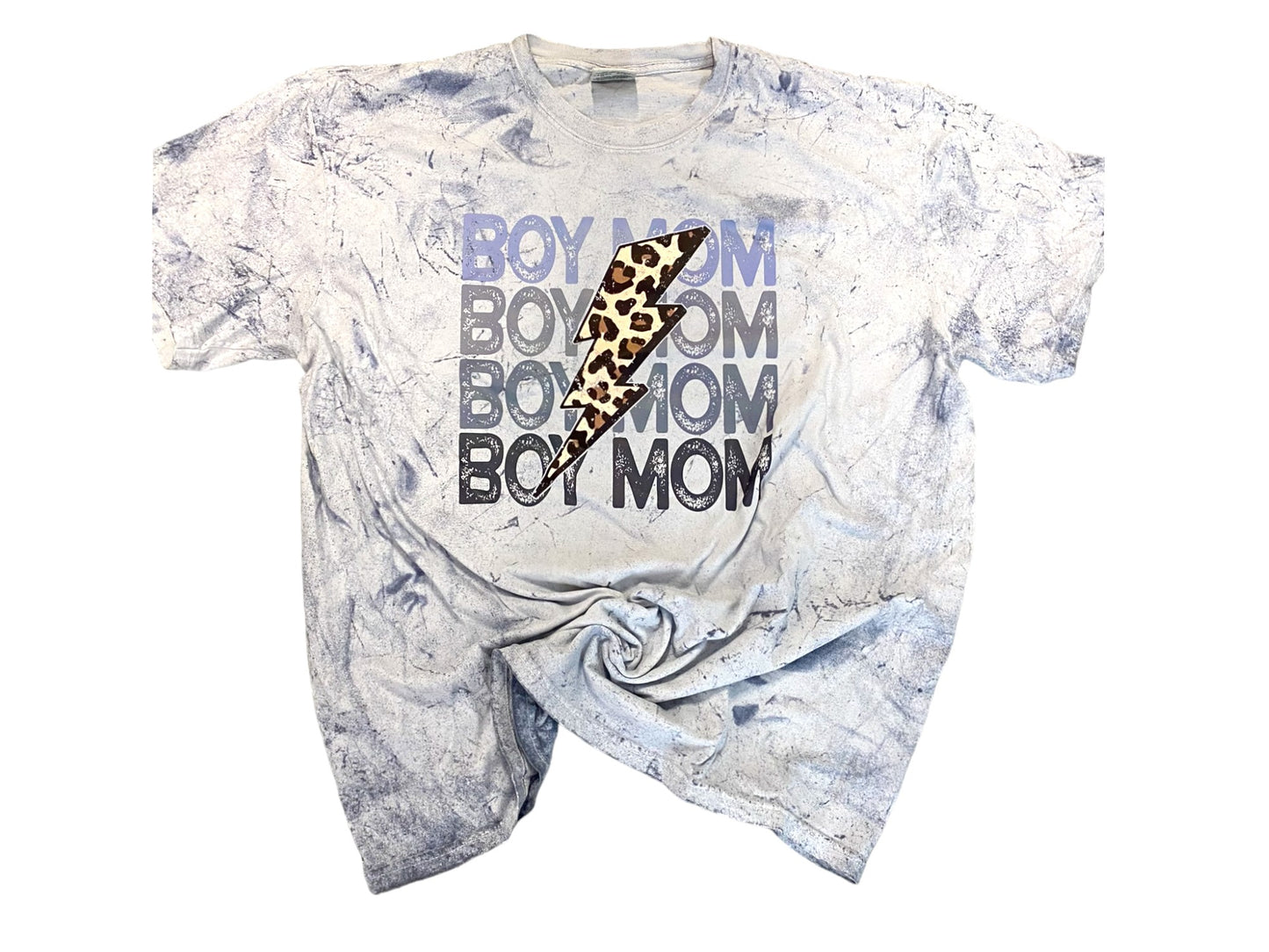 Boy Mama Leopard Lightning Tee