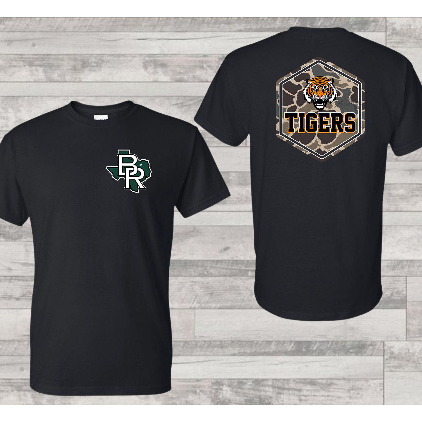 Blue Ridge Logo Camo Tiger Shirt