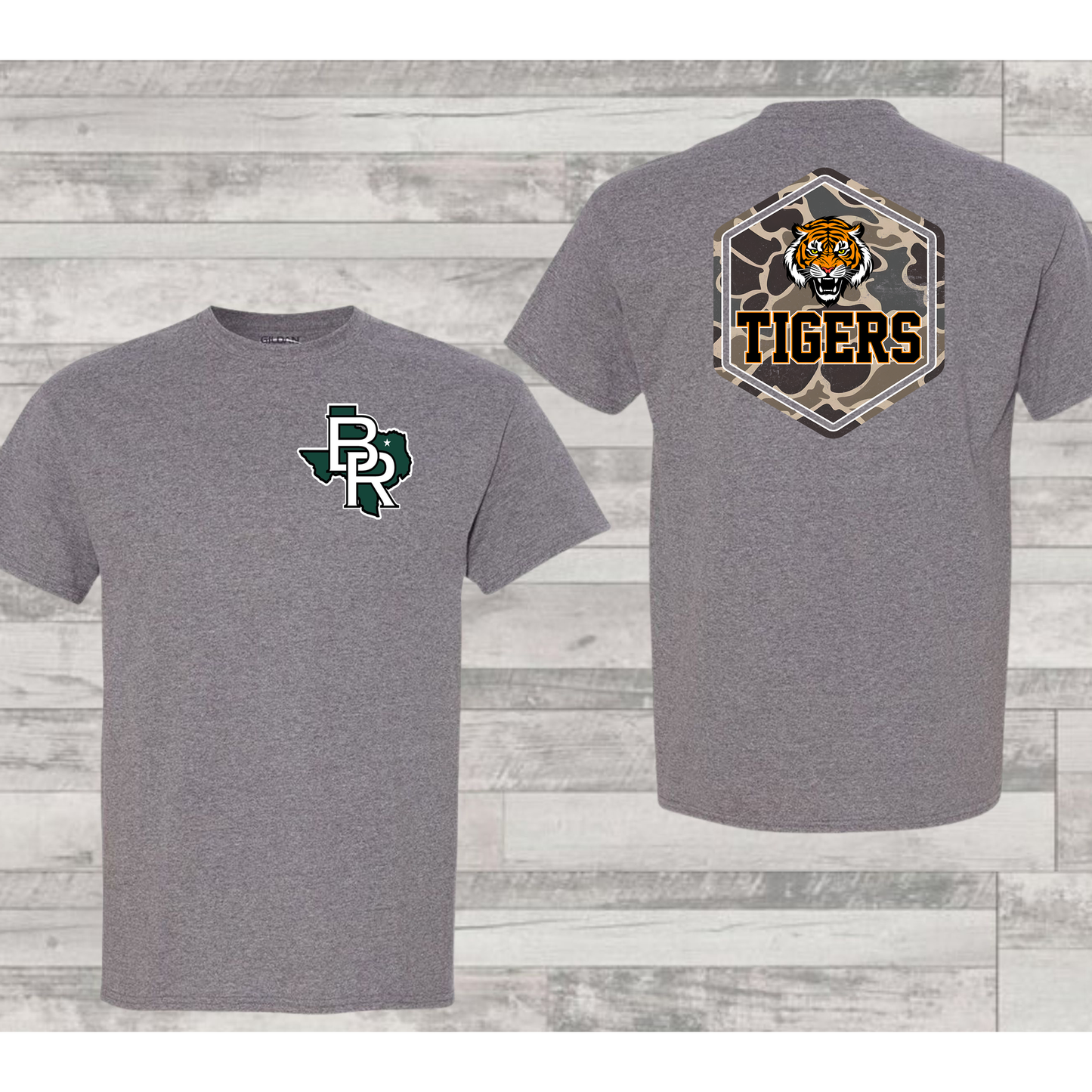 Blue Ridge Logo Camo Tiger Shirt