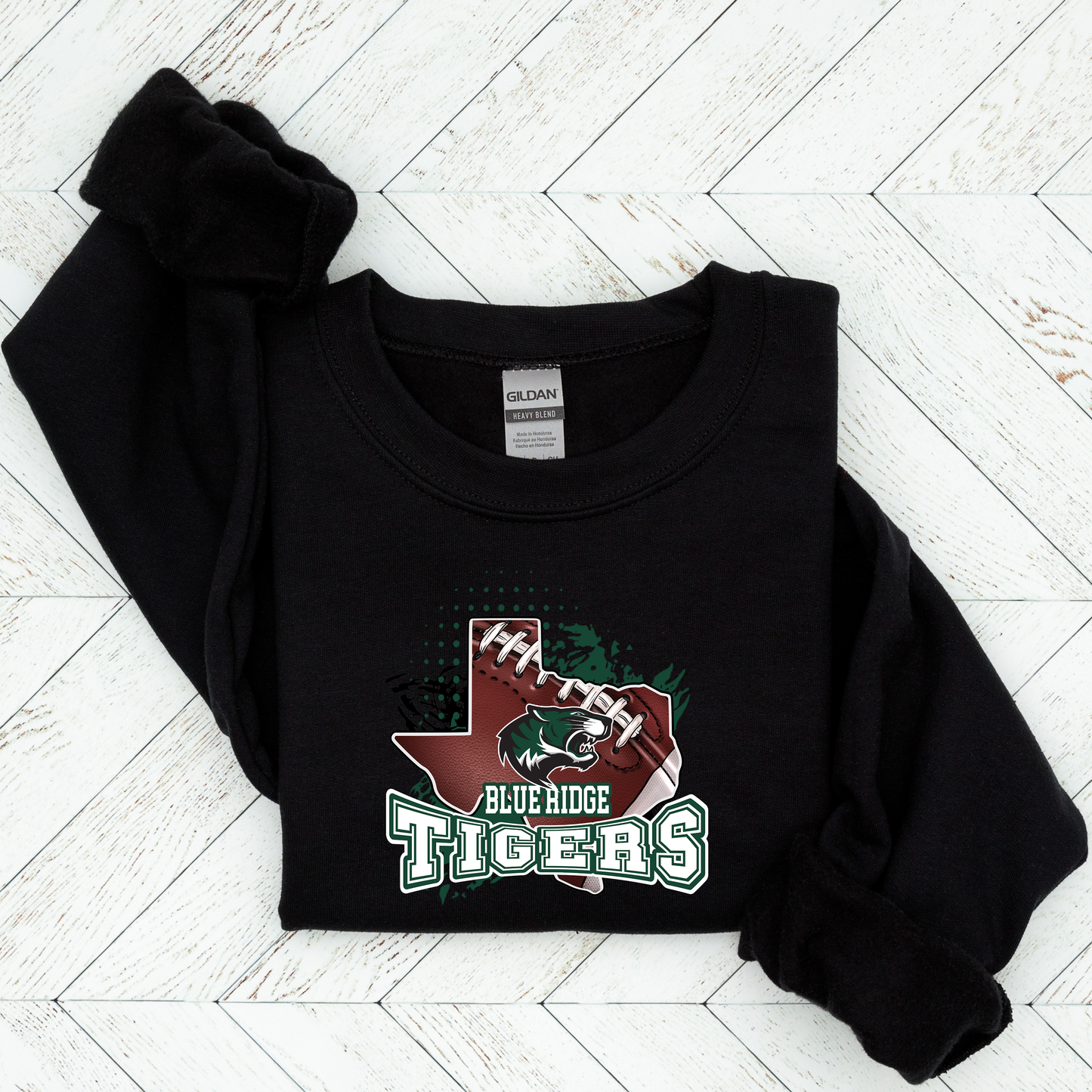 BR Tigers TX Football Design