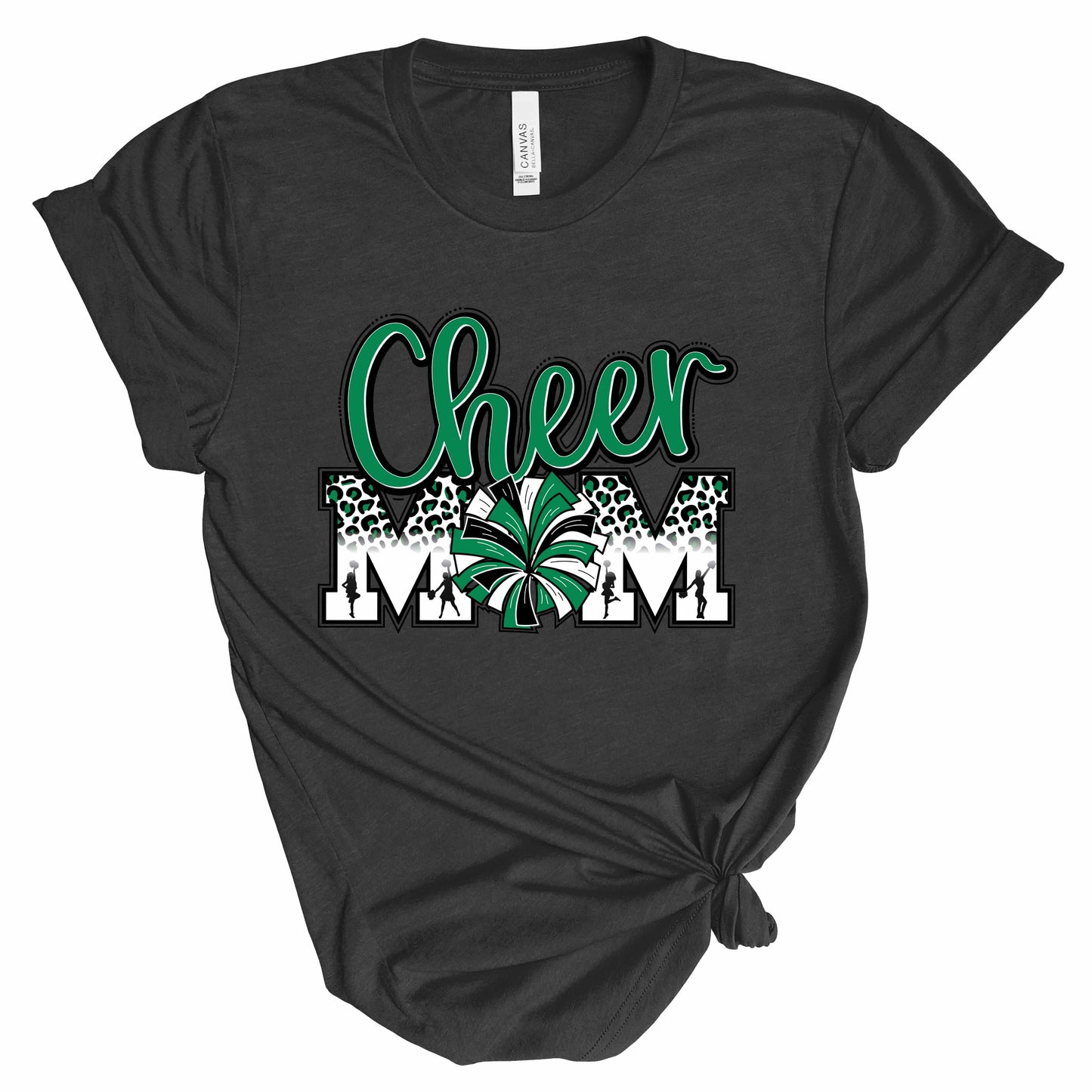 Green or Gray Cheer Mom Shirt