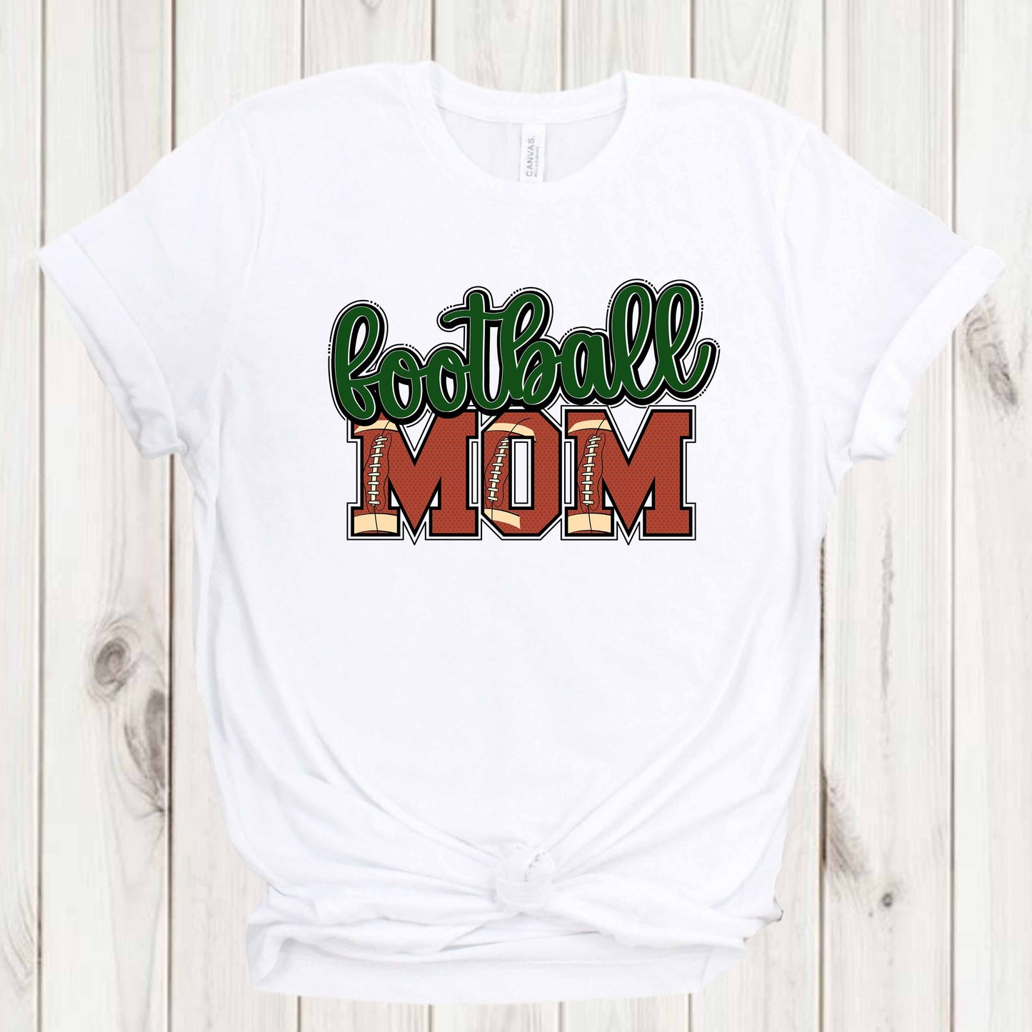 Football MOM Shirt - No Leopard