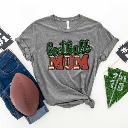 Football MOM Shirt - No Leopard