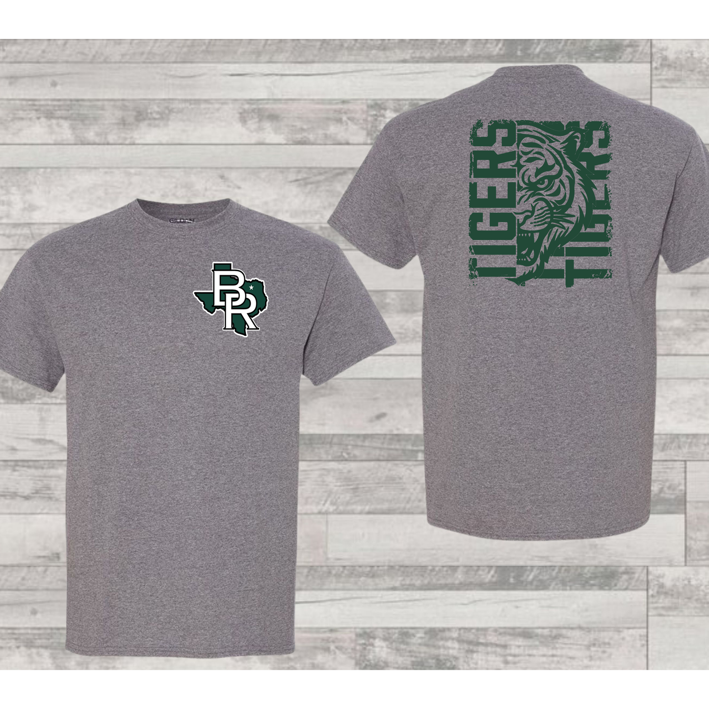 Blue Ridge Logo Split Tiger Shirt