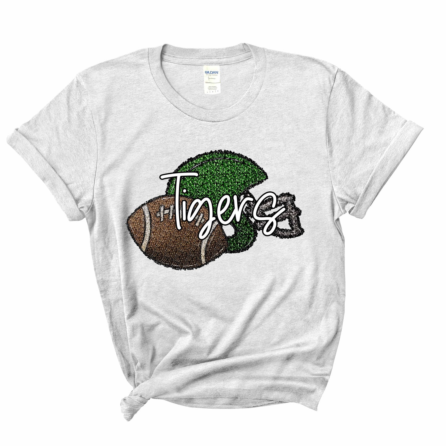 Green Football Helmet Shirt