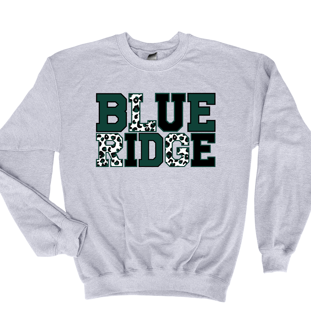 Blue Ridge Print Crewneck Sweatshirt