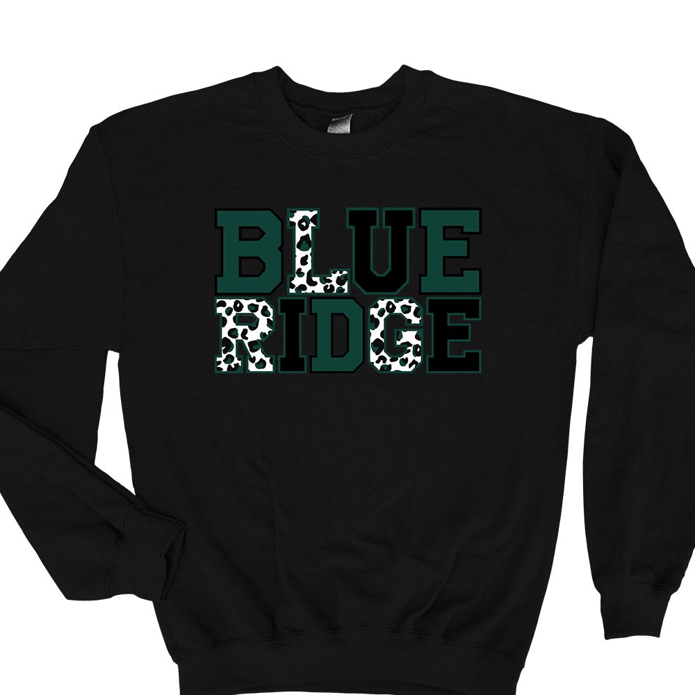 Blue Ridge Print Crewneck Sweatshirt