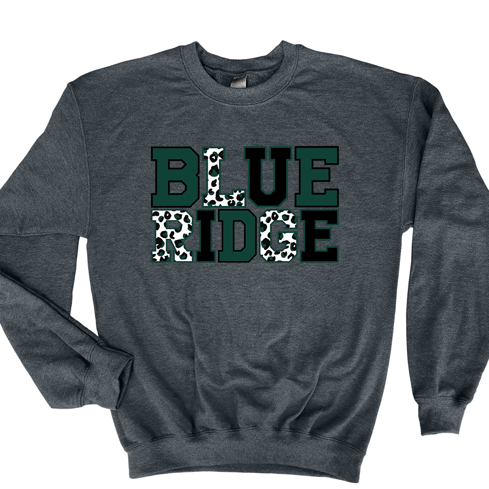 Blue Ridge Print Crewneck Sweatshirt