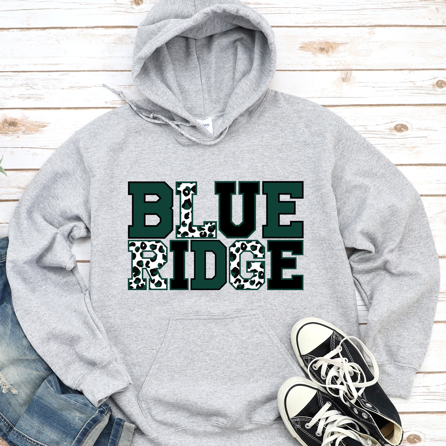 Blue Ridge Town Hooded Sweatshirt