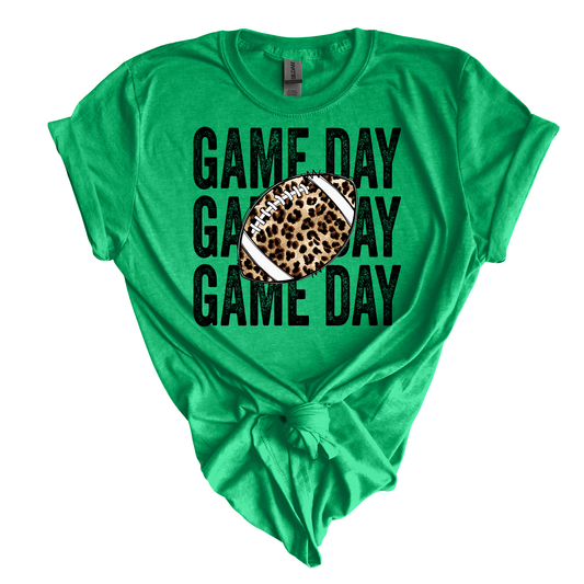 Leopard Football Game Day Stack T-Shirt