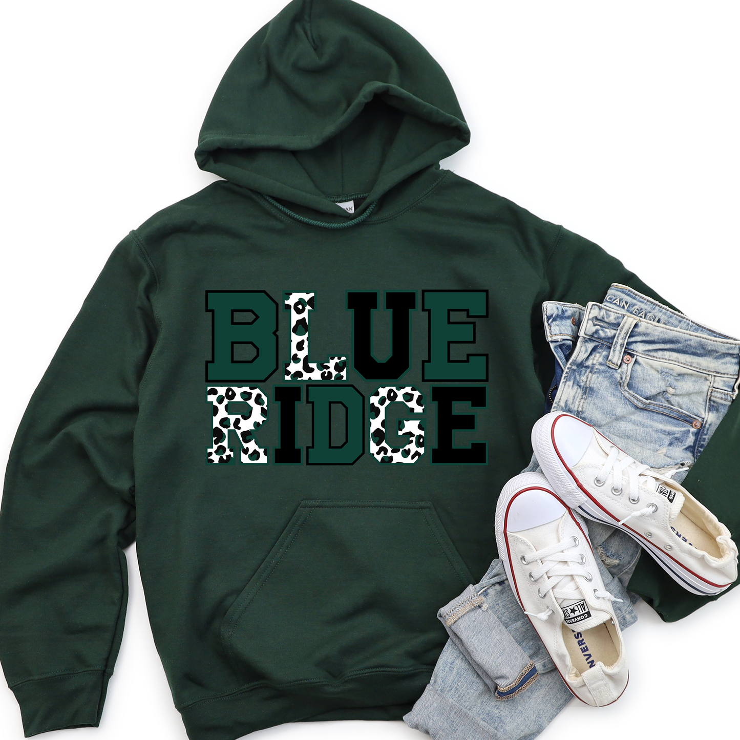 Blue Ridge Town Hooded Sweatshirt