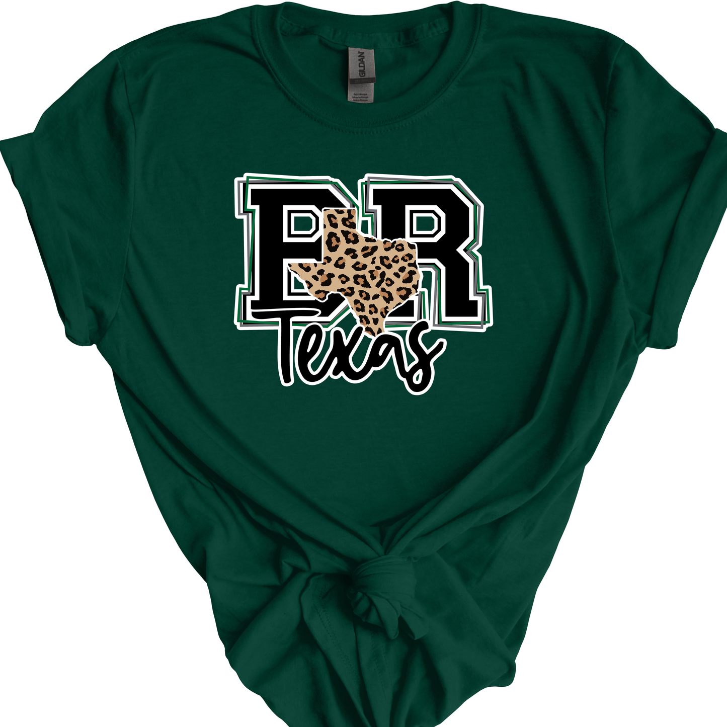 BR Leopard Print Texas Design