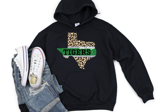 Leopard Texas Hooded Sweatshirt