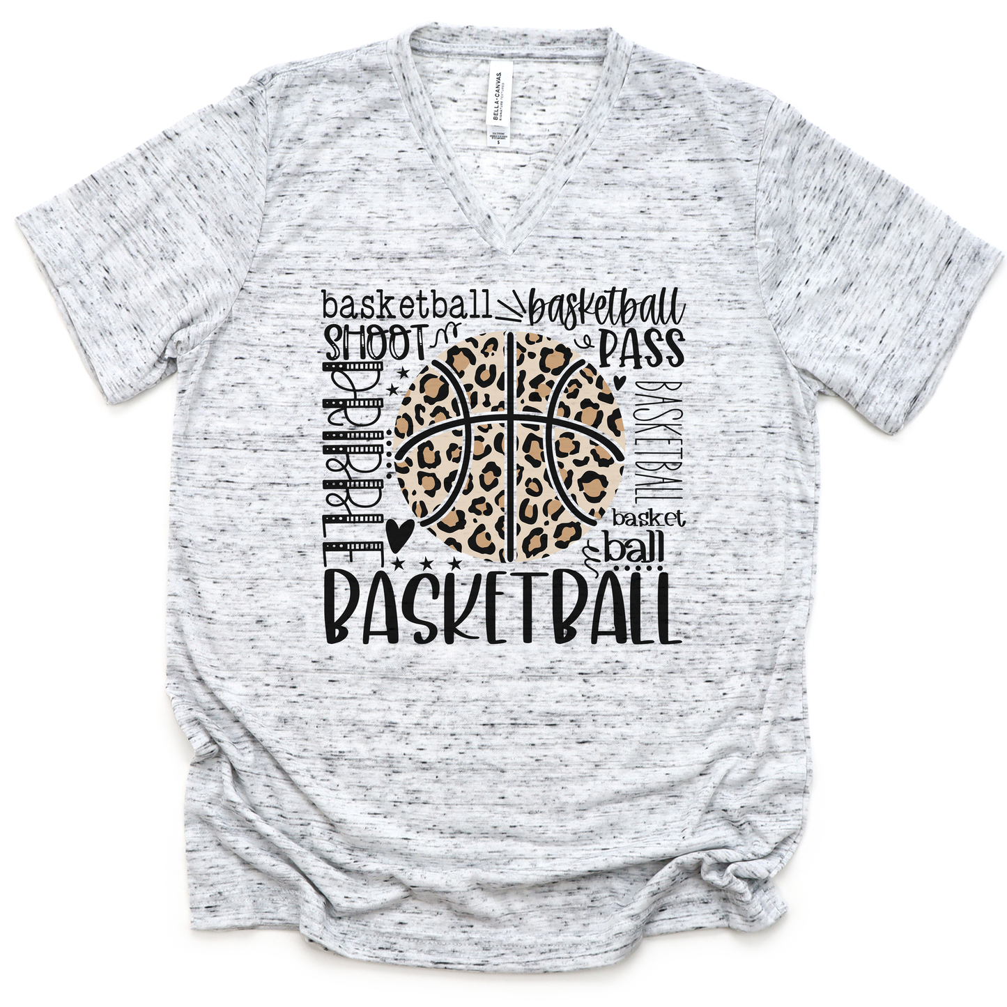 Basketball Typography T-Shirt