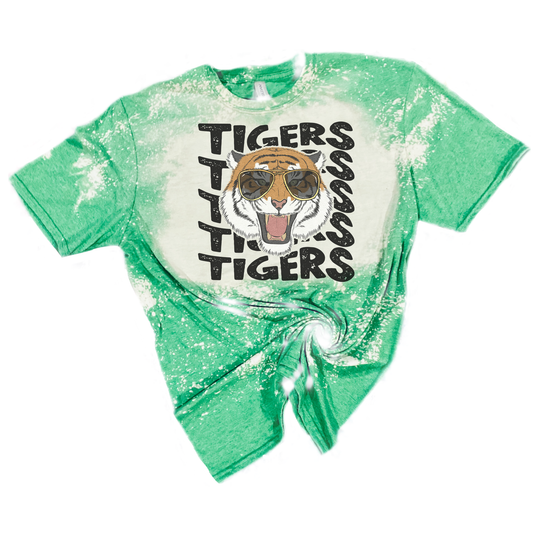 Bleached Tiger Sunglasses Stack T-Shirt