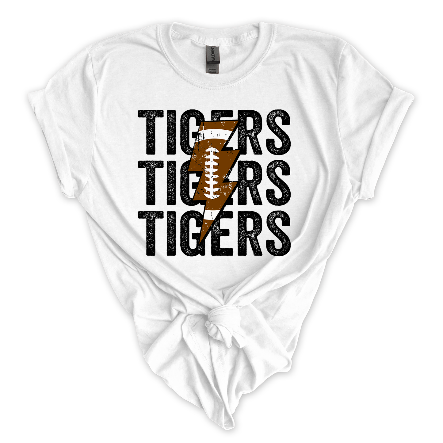 Tigers Football Stack T-Shirt